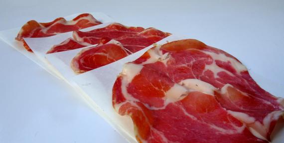 White Meatsaver paper with pancetta