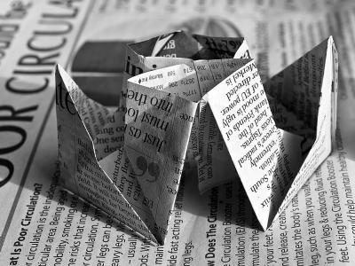 Origami Newspaper 